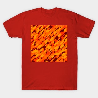 Orange Camouflage T-Shirt